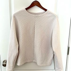 a new day | Long Sleeve Boat Neck Ottoman Top